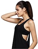 HelloTem Womens Sexy Open Side Sleeveless Loose Sport Tank Top