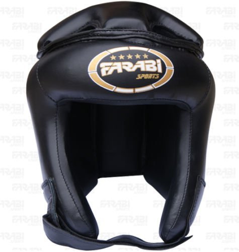 Farabi Synthetic Leather Boxing Head Guard – Adult Head Protection For Kickboxing & Sparring