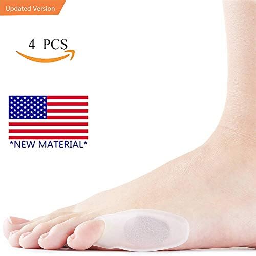 Tailors Bunion Pads, Tecing Tailors Bunion Corrector and Bunion Relief Gel Pinky Toe Separator&Protectors 4Pcs