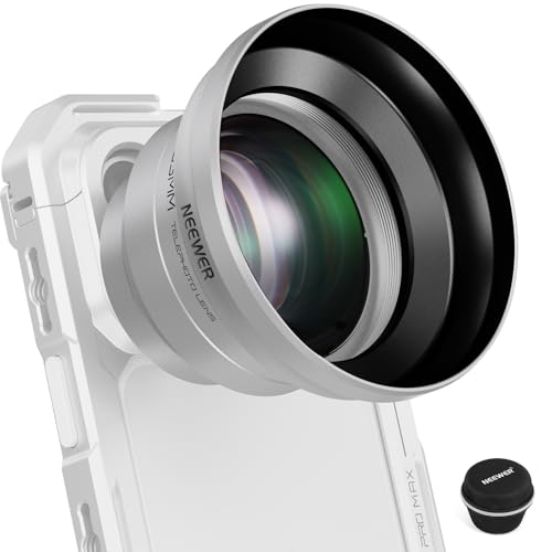 NEEWER 65mm HD Telephoto Lens Mobile Camera with Sun Visor... en promo sur Amazon