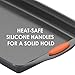 Rachael Ray Oven Lovin' Nonstick Bakeware Springform Baking Pan/ Springform Cake Pan / Cheesecake Pan With Grips, Round - 9 Inch, Gray