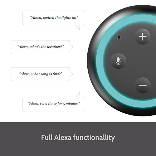 Ellipsis Smart Speaker, Plug-in Smart Speaker with Amazon Alexa, Smart Home Control Device