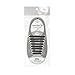 Koollaces No Tie Shoelaces for Adults DIY 16pcs- Environmentally safe Waterproof Silicon- Color of Black