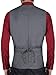 Waistcoat, Cokle Men Sleeveless Dress Jacket Casual Button Suit Vest Grey XL