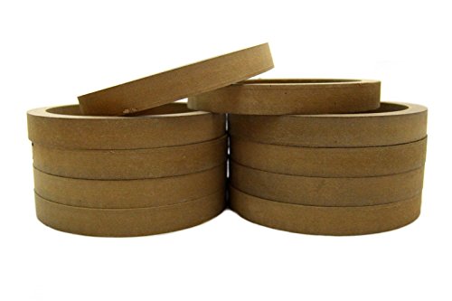 5 Pair 5.25" MDF Speaker Ring Ring-5.25R Speaker Mounting Spacer Rings