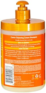 Cantu Cleansing Cream Shampoo 709g Salon Size with Shea Butter view 3
