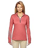 adidas A275 Women's Brushed Terry Heather Quarter-Zip