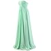 Chiffon Long Bridesmaid Dresses Sweetheart Prom Evening Gowns Party Formal Plus Size Dress Champagne US 10