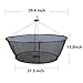 LikeFish Foldable Fishing Net Hand Casting Cage Crab Net for Minnows, Crab, Lobsters, Fishes (Big-Dia 39.4