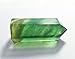 Green Fluorite Healing Stone Wand Pointed & Faceted Prism Bar for Reiki Chakra Meditation Therapy Deco