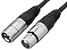 AmazonBasics XLR Male to Female Microphone Cable - 50 Feet, Black primary