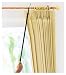 Drapery Pull Rod - The Original 36-62" Universal Telescoping Drapery Pull Rod and Adjustable Curtain Wand for Easier Opening and Back Doubles as a Clothes Hook Hanger for Closet Storage Organization