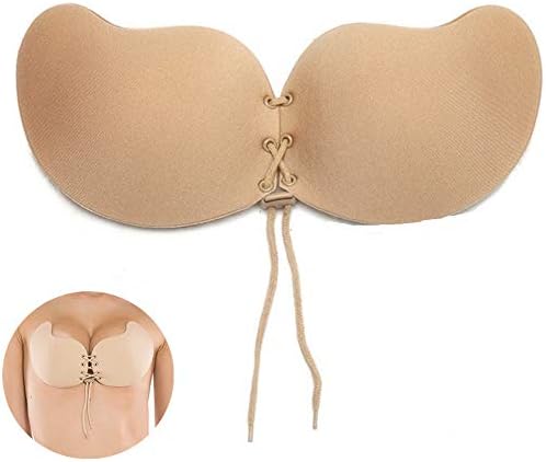 Invisible Bra Strapless Bra Freebra Push Up Lift Low Cut Backless for Women Party Mango Shape