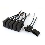 uxcell 6PCS Black ATC Vane Inline Fuse Holder