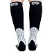 Blitzu Compression Socks 15-20mmHg for Men & Women BEST Recovery Performance Stockings for Running, Medical, Athletic, Edema, Diabetic, Varicose Veins, Travel, Pregnancy, Relief Shin Splint L/XL BLACK