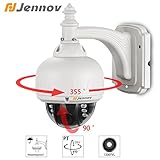 Jennov Cmos 1200Tvl Color Home Security Camera Pan Till Outdoor Dome Cctv Surveillance Camera Long Range 6mm Lens Waterproof Day Night Vision