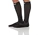 Mojo Compression Socks 20-30mmHg for Men and Women Power Tight Material 20-30mmHg Black Large A603BL3
