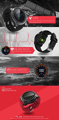 Amazon.com: TORTOYO S958 Smart Watch Phone Heart Rate ...
