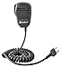 Cobra Premium Dynamic Replacement CB Microphone with Push-to-Talk (Black) – 2 Pin Lapel Speaker Mic Compatible with HH50WXST and HHRT50 CB Radio Models (PMR-SM)