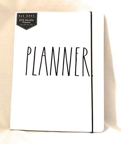 Rae Dunn Planner 2019 Monthly Planner Calendar (17 Months Aug 2018 - Dec 2019)