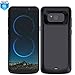 RUXELY Galaxy S8 Battery Case,5000mAh Portable External Backup Charging Case,Rechargeable Protective Power Bank Charger for Samsung Galaxy S8(Black)(Not for Galaxy S8 Plus)