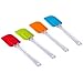 Silicone Spatulas - 10 Inch (Set of 4), Dishwasher Safe, Soft and Flexible - Won't Chip Crack Dent or Rust Heat Resistant Kitchen Utensils - Essential Cooking Gadget and Bakeware Tool