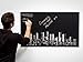 Chalkboard Wall Decal - Premium Extra Large Blackboard Contact Paper Vinyl Measures 17.7