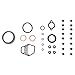 Evergreen Engine Rering Kit FSBRR2040EVE\0\0\0 Fits 01-05 Toyota Highlander Rav4 Solara 2.4 2AZFE Full Gasket Set, Standard Size Main Rod Bearings, Standard Size Piston Rings