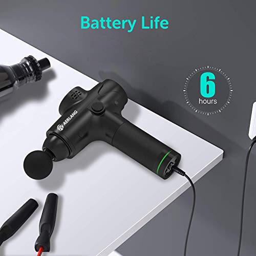 image for AERLANG Handheld Percussion Massage Gun, Deep Tissue Noiseless Massage