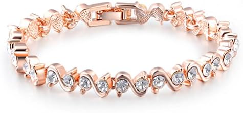 3.00 ct Round Cut Diamond S-Type Tennis Bracelet