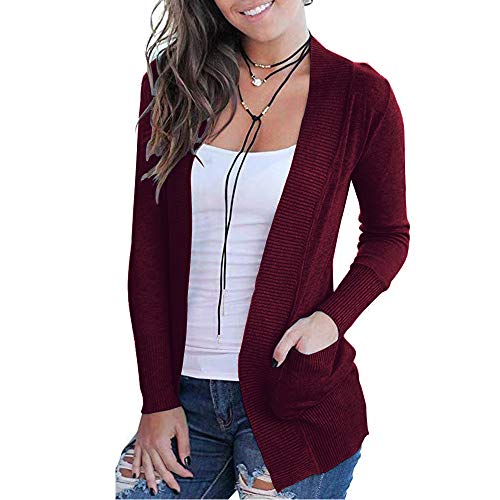 burgundy cardigan womens