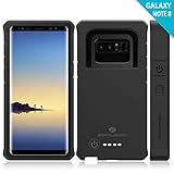 Galaxy Note 8 Battery Charger Case, ZeroLemon ZeroShock 10000mAh Extended Rugged Charging Case Portable Battery Case for Galaxy Note 8 - Black