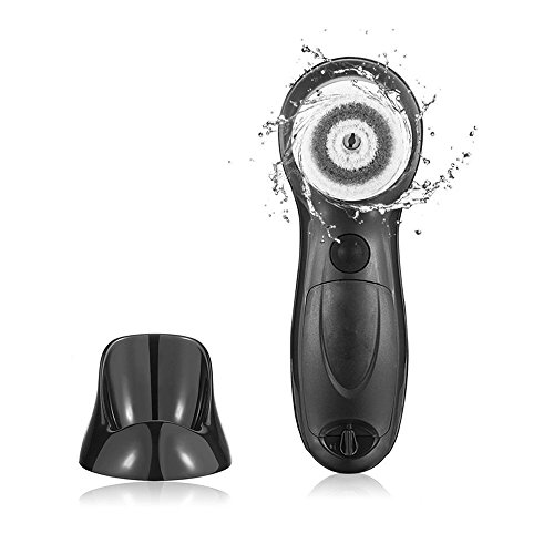 Men Electric Face Brush 2 Speed Facial Brush Waterproof Sonic Cleansing System Portable Face Exfoliator Removing Blackhead spa - Thumbnail 6