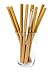 BULUH STRAWS - NATURAL ORGANIC BAMBOO. REUSABLE ECO FRIENDLY AND BPA-FREE. A BIODEGRADABLE SAFE ALTERNATIVE TO PLASTIC, GLASS AND STAINLESS STEEL. 8 STRAWS, CLEANING BRUSH AND CUSTOM BAG