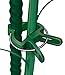 Ram-Pro 20 Piece Green Gentle Gardening Plant & Flower Lever Loop Gripper Clips, Tool for Supporting or Straightening Plant Stems, Stalks, and Vines, Garden Clips