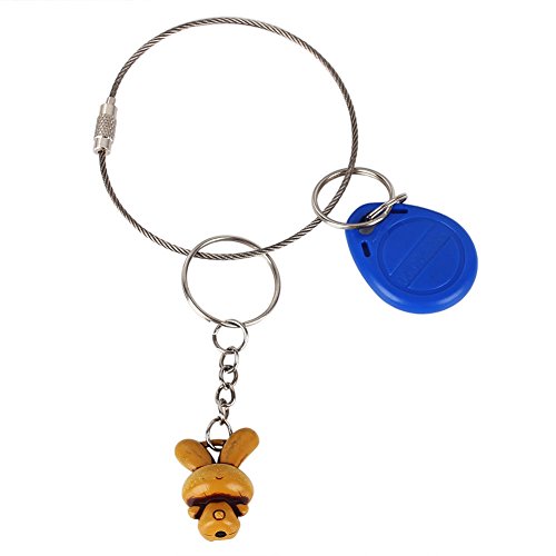 MECO(TM) Stainless Steel Wire Keychain Cable Key Ring (100pcs) high