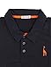 H2H Men's Fashion T-Shirt Cotton Solid Short-Sleeved Polo Shirt Navy US M/Asia XL (JDSK36)