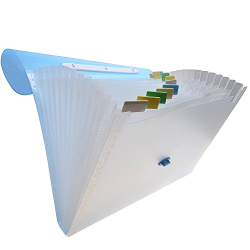 Cosmos ® Expanding Accordion File Folder with Carrying Handle, A4 Size, 13 Pockets free shipping