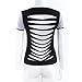 Creazy Fashion Sports Suit Crop Top+ Shorts Two-piece Outfit Yoga Workout Clothes (L)