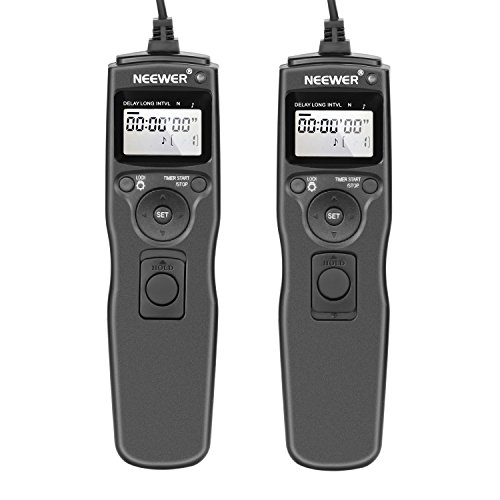 Neewer Shutter Release Timer Remote Control Cord Compatible with Canon