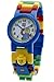 LEGO Classic 8020189 Kids Minifigure Link Buildable Watch | black/yellow | plastic | 25mm case diameter| analog quartz | boy girl | official