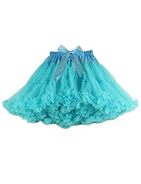 Mini falda de gasa con 2 capas para baile de ballet, talla XL