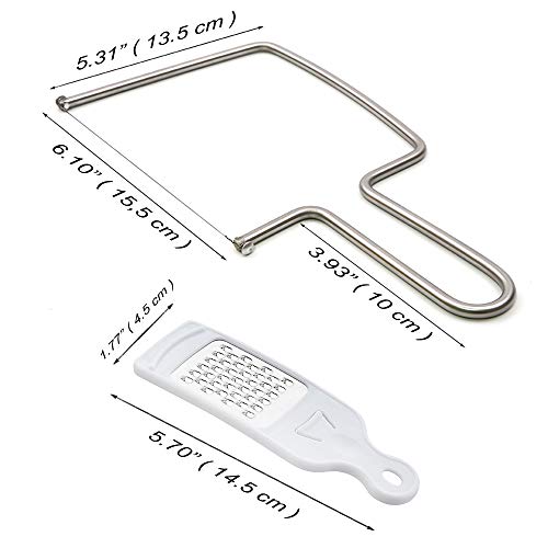 Aeon Design Large Cheese Slicer With Extra 3 Wires And Mini GraterEasy