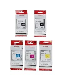 Canon PFI-107 130 ml Ink Tank tintas para Canon ipf670 680 685 780 785, Set de 5