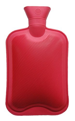 Vagabond Plain Red Hot Water Bottle, 2 Litre