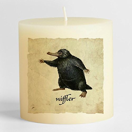 Niffler Themed Stamped Candle - Fantastic Beasts and Where to Find Them