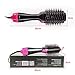 Wingbind One Step Hair Dryer and Volumizer 2 in 1,Hot Air Brush Salon Negative Ion Hair Straightener & Curly Hair Comb for All Hair Type with Anti-Scald Feature