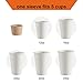 Luckypack 500 Piece Cup Sleeve Corrugated Jacket Cafe Drink Disposable Paper Coffee Cup Sleeves Reusable Holder Cardboard For Hot Drinks, 12 oz./16 oz./20 oz.