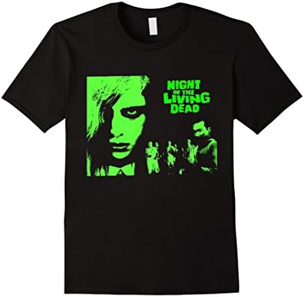 Mens Night of Living Dead - Vintage Classic Zombie Movie Shirt 3XL Black