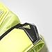adidas Performance ACE Fingersave Junior Goalie Gloves, Solar Yellow/Black/Onix Grey, Size 4